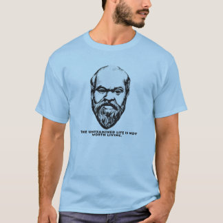 T-shirt Socrates "T-shirt de la vie non examinée"