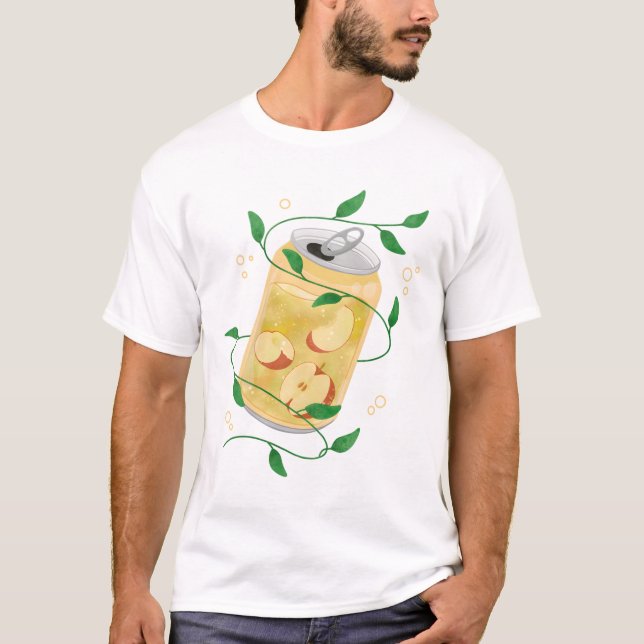 T-shirt Soda aux pommes  (Devant)