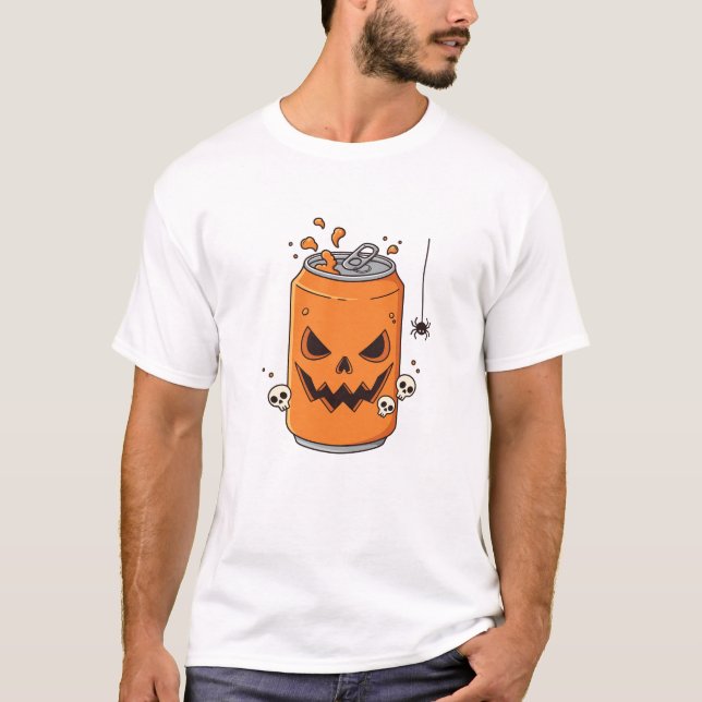 T-shirt soda orange (Devant)