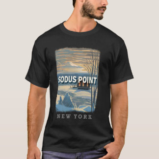 T-shirt Sodus Point New York NY Winter Wonderland SD998