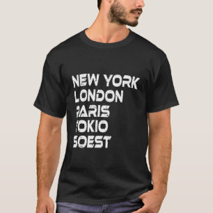 T-shirt Soest New York London Tokyo Paris