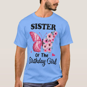 T-shirt Soeur 1er Anniversaire Correspondant Papillon de f
