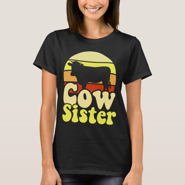 T-shirt Soeur à la vache (Devant)