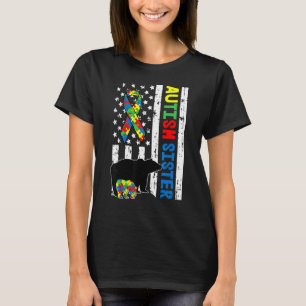 T-shirt Sœur appariée à la famille Sensibilisation à l'aut