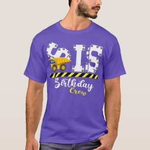 T-shirt Soeur B-Day Sis Anniversaire Construction de l'équ