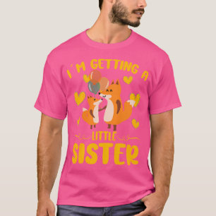 T-shirt Soeur Bébé Révèle Que Je Deviens Une Petite Soeur