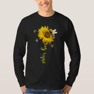 T-shirt Soeur Bees Tournesol Qu'Il Soit Flower Soeur Day