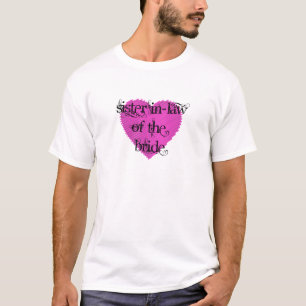 T-shirt Soeur belle-soeur de l'épouse