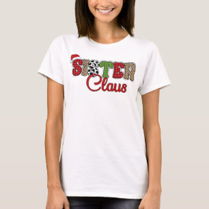 T-shirt Soeur Claus - Designs de Noël