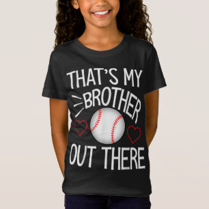 T-Shirt Soeur de baseball Cute Baseball Cadeau pour soeurs
