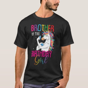 T-shirt Soeur De Famille Frère Unicorn Frère De La Naissan