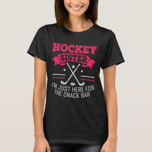 T-shirt Sœur de hockey Cadeau de hockey sur gazon Joueuse