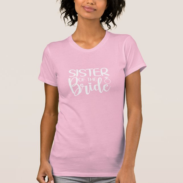 T-shirt SOEUR de la BRIDE (Devant)