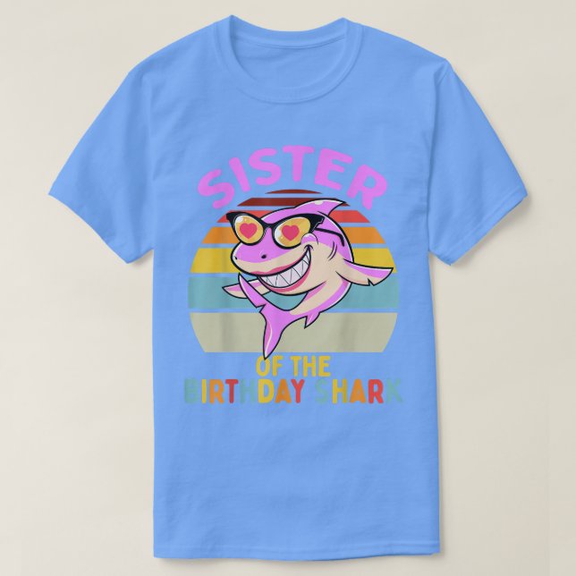 T-shirt Sœur de la famille de jumelage d'anniversaire du r (Design devant)