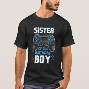 T-shirt Soeur de la fête d'anniversaire garçon jumelé fami