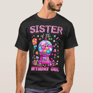 T-shirt Sœur de la fille d'anniversaire Sucrée Anniversair