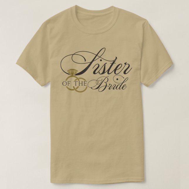 T-shirt Sœur de la Mariée  (Design devant)