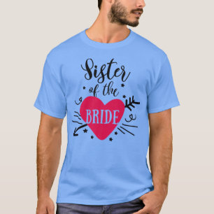 T-shirt Sœur de la mariée Design Enterrement de vie de je