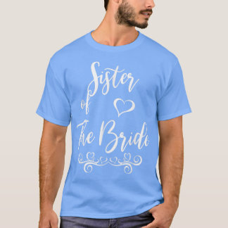 T-shirt Soeur de la mariée et de la chambre Mariage jumela