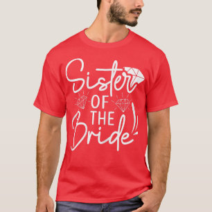 T-shirt Soeur de la mariée pour l'enterrement de vie de ga