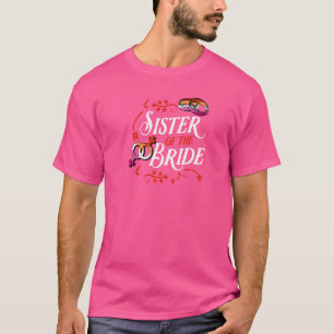 T-shirt Soeur De La Mariée Qui Correspond À La Fête De Mar