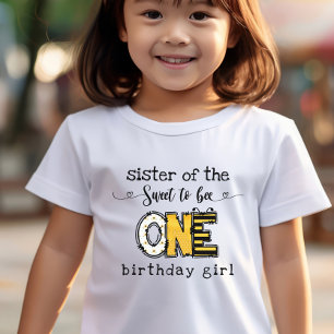 T-shirt Sœur de la si douce abeille pour un anniversaire