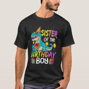 T-shirt Soeur De L'Anniversaire Garçon Matching Famille Di