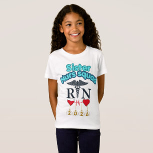 T-Shirt Sœur de l'équipe infirmière 2026 tenue de remise d