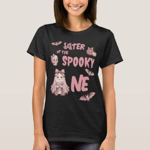 T-shirt Sœur de l'unique effrayant Fête rose de l'Hallowee