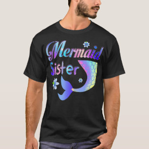 T-shirt Soeur de sirène Funny Soeur de sirène Soeur de con