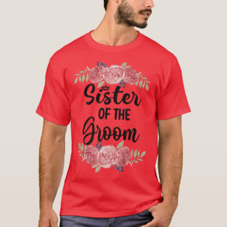 T-shirt Sœur du marié, cortège de mariage, douche du marié