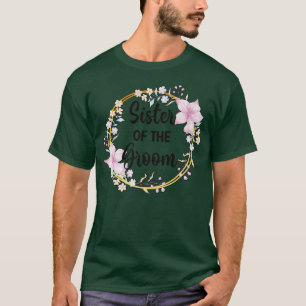 T-shirt Sœur du marié Douche Jour du mariage Sœur du marié