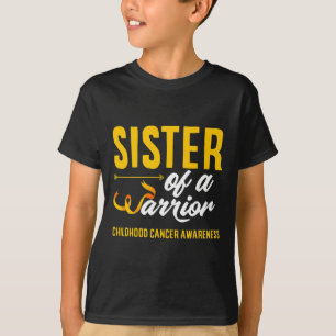 T-shirt Soeur D'Un Frère Guerrier Conscience Du Cancer De