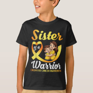 T-shirt Soeur D'Un Guerrier Bro De Sensibilisation Au Canc