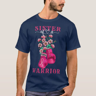 T-shirt Soeur D'Un Guerrier Soutien À La Sensibilisation A