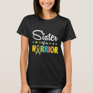 T-shirt Soeur D'Une Sensibilisation sur l'autisme De Wáríó
