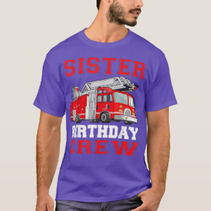 T-shirt Soeur Équipage d'anniversaire Chauffeurs de camion