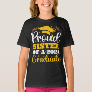 T-shirt Sœur fière d'une équipe assortie pour une fête de