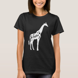 T-shirt Soeur Giraffe Soeurs Journée Safari Zoo Sis Sestra