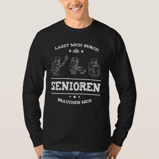 T-shirt Soeur Infirmière Altenpflege Humour Dit Altenpfle (Devant)