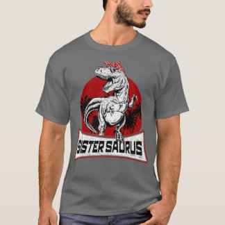 T-shirt Soeur Saurus T Rex Dinosaur Soeur Saurus Famille M