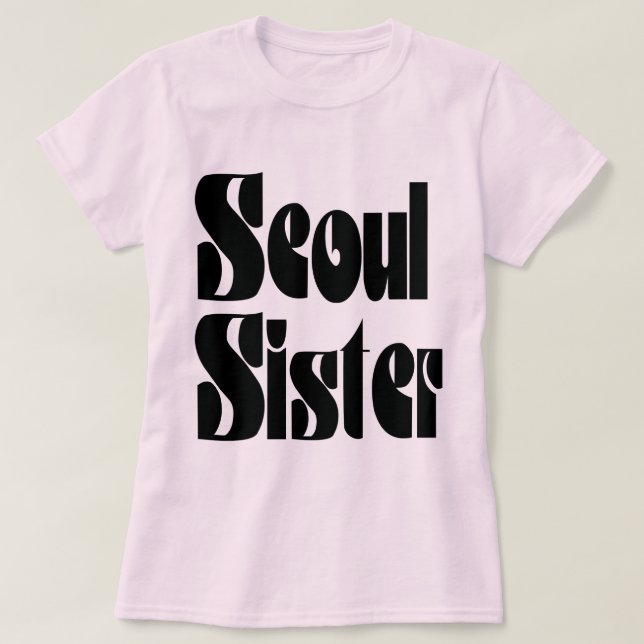 T-shirt Soeur Séoul (Design devant)