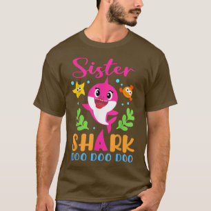 T-shirt Soeur SharkSoeur Shark Lover Fête des mères de fam
