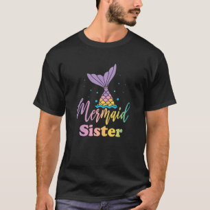 T-shirt Soeur Sirène Funny Anniversaire Fille Princesse
