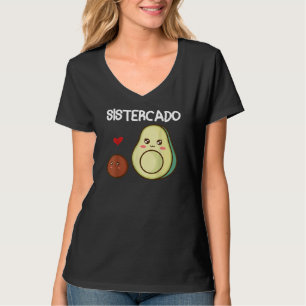 T-shirt Soeur Sistercado Avocado Faire-part de grossesse