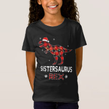 Soeur T-Rex Red Plaid Buffalo Christmas Dinosaur