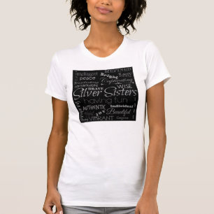 T-shirt Soeurs argentées