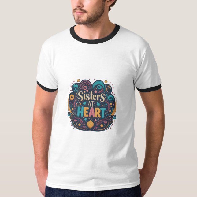 T-shirt Soeurs au coeur (Devant)