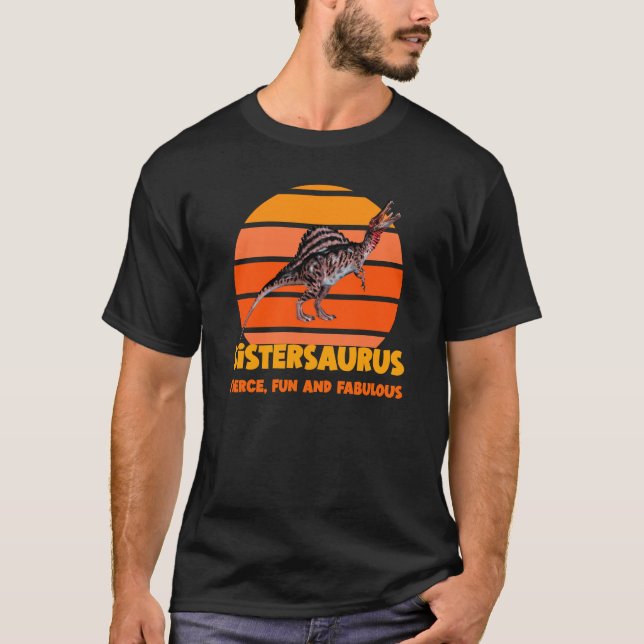 T-shirt Sœurs drôles Sœursaurus Dino Humour pour Sœurs Des (Devant)