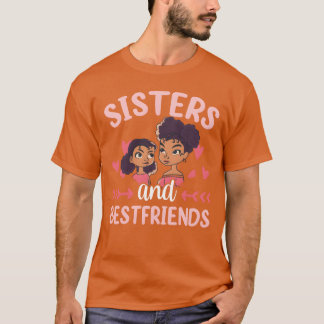 T-shirt Soeurs Et Meilleurs Amis Amitié Soeur Ami